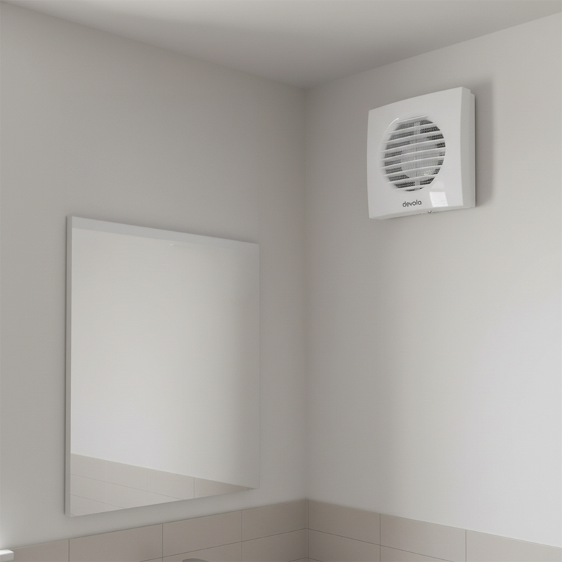 Devola 150mm Axial Bathroom Extractor Fan - DVF150, Image  of 10