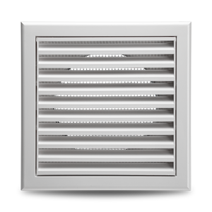 Devola 100mm Fixed Grill, White - DVFG100W