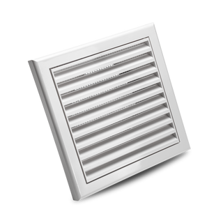 Devola 150mm Fixed Grill, White - DVFG150W