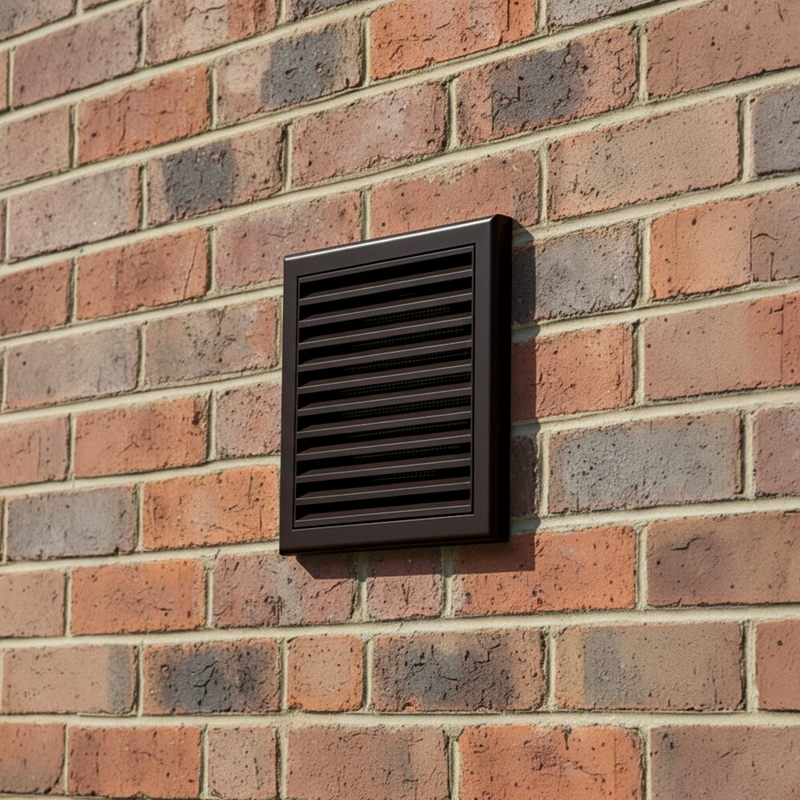 Devola 100mm Fixed Grill, Brown - DVFG100B, Image  of 4