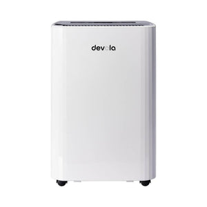 Devola 12L Platinum Compressor Dehumidifier & Air Purifier with HEPA Filter, White - DVH12L