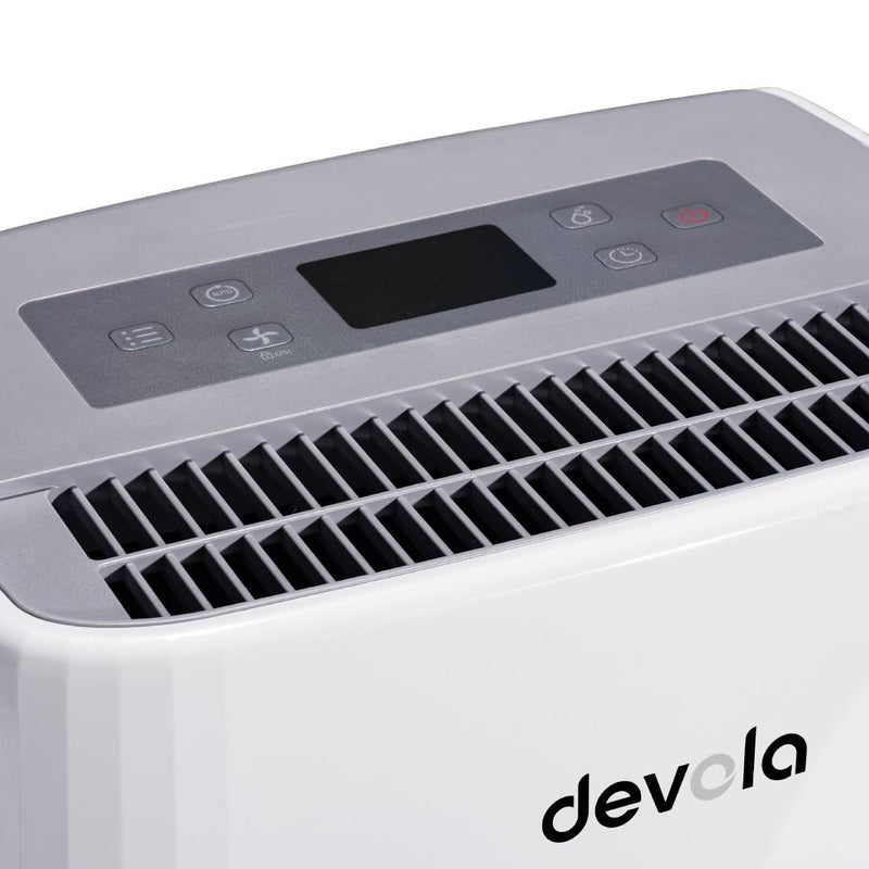 Devola 12L Platinum Compressor Dehumidifier with HEPA Filter, White - DVH12L, Image  of 12