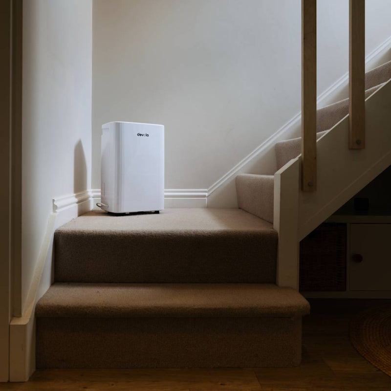 Devola 12L Platinum Compressor Dehumidifier with HEPA Filter, White - DVH12L, Image  of 12