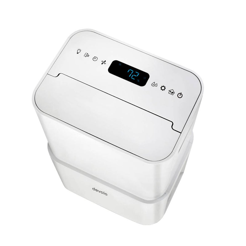 Devola 20L Platinum Hybrid Dehumidifier and Air Purifier White, with HEPA filter - DVHA20L, Image  of 14