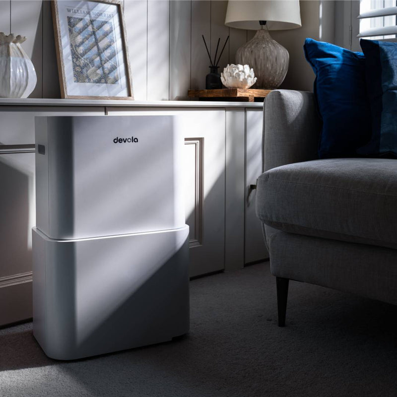 Devola 20L Platinum Hybrid Dehumidifier and Air Purifier White, with HEPA filter - DVHA20L, Image  of 14