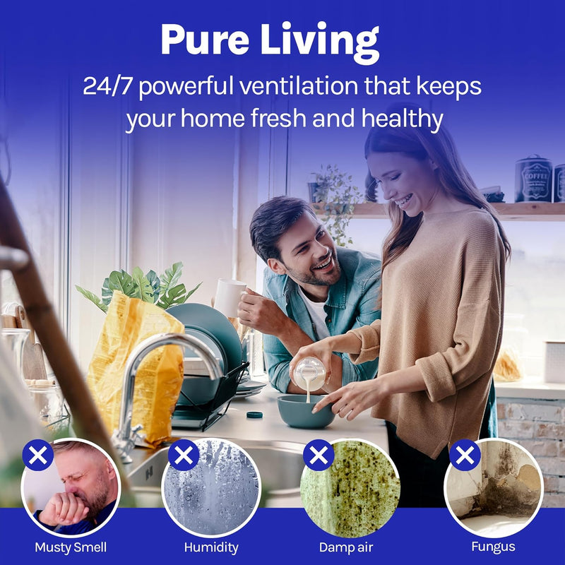 Devola 125mm In-Line Mixed Flow Fan with Timer - DVILF125T, Image  of 9