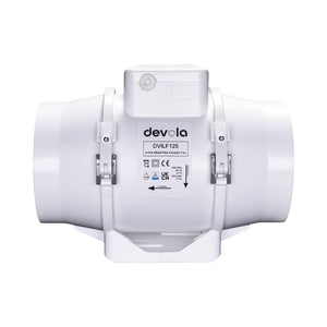 Devola 125mm In-Line Mixed Flow Extractor Fan - DVILF125