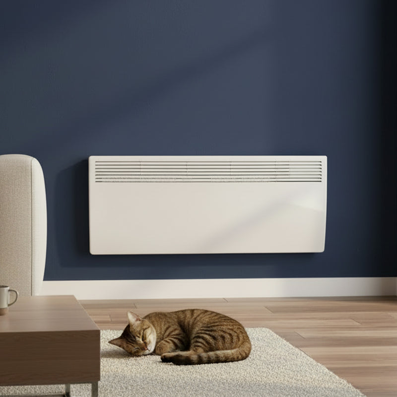 Devola Eco 2.4kw Panel Heater With 24hr/7 Day Timer - DVM2400W (Graded Unit), Image  of 2