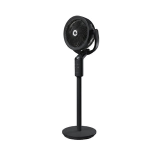 Devola Platinum Low Noise 8 Inch Air Circulator Pedestal Fan, Grey - DVPF8DCB