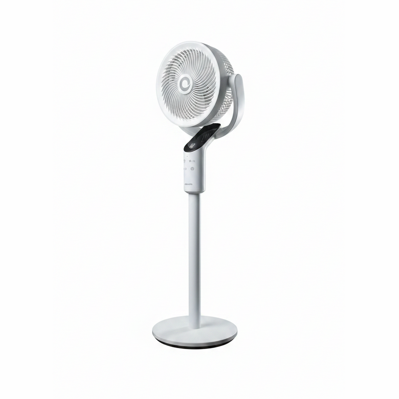 Devola Platinum Low Noise 8 Inch Pedestal Air Circulator, White - DVPF8DCW, Image  of 3