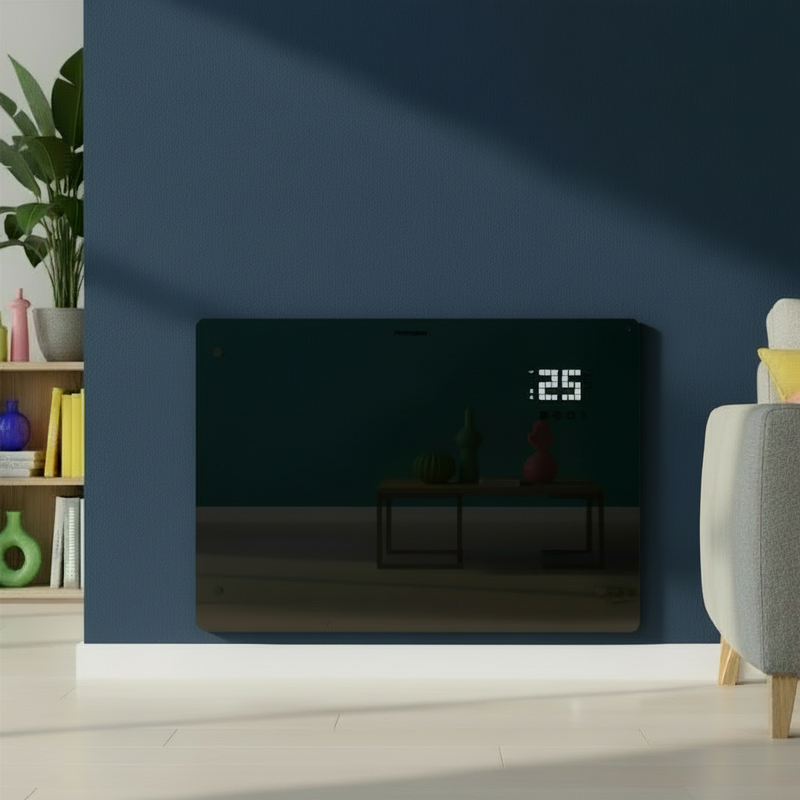 Devola 1500W Glass Panel Heater with Wifi app - Black - DVPW1500B, Image  of 13