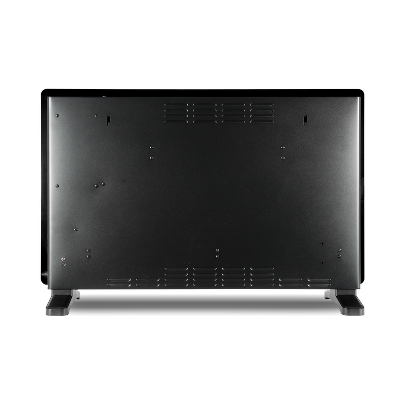 Devola Designer 2kW Smart Glass Panel Heater with Timer Black - DVPW2000B, Image  of 10
