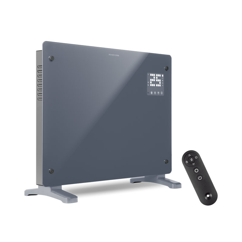 Devola 2500W Glass Panel Heater with Wifi app - Grey - DVPW2500G, Image  of 10