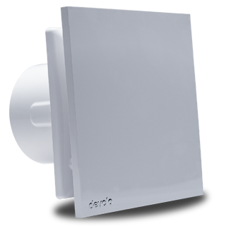 Devola 100mm Quiet Mixed Flow Tile Bathroom Extractor Fan with Humidity Sensor - DVQTF100H