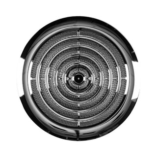Devola 100mm Circular Diffuser Grille, Chrome - DVRG100C