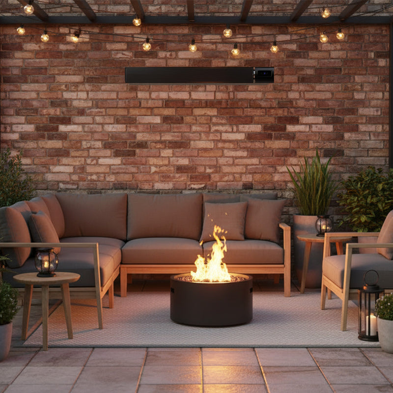 Devola 1.2KW Indoor and Outdoor Wi-Fi Radiant Heater - Black (UK) - DVRH1200B, Image  of 8