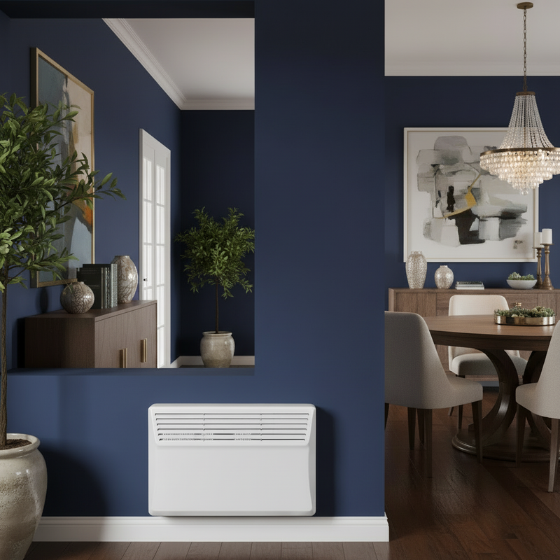 Devola 1250W Panel Heater with 7 Day Timer IP24 - White - DVS1250W, Image  of 8