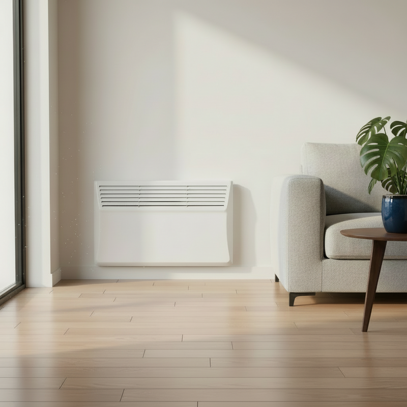 Devola 1500W Panel Heater with 24 Hour, 7 Day Timer IP24 - White - DVS1500W, Image  of 9