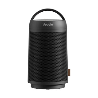Devola 1500W Portable Ceramic Fan Heater, Black  - DVSFH15BB