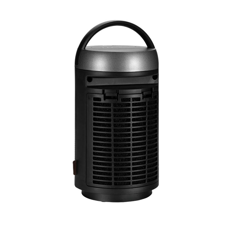 Devola 1500W Portable Ceramic Fan Heater, Black & Silver - DVSFH15BS, Image  of 7