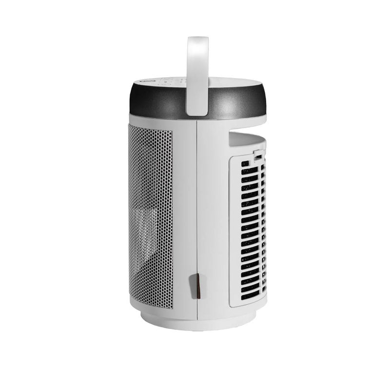 Devola 1500W Portable Ceramic Fan Heater, White & Silver - DVSFH15WS, Image  of 6