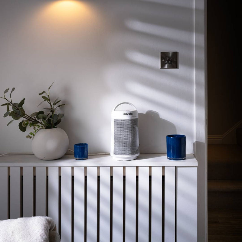 Devola 1500W Portable Ceramic Fan Heater, White -  DVSFH15WW, Image  of 6