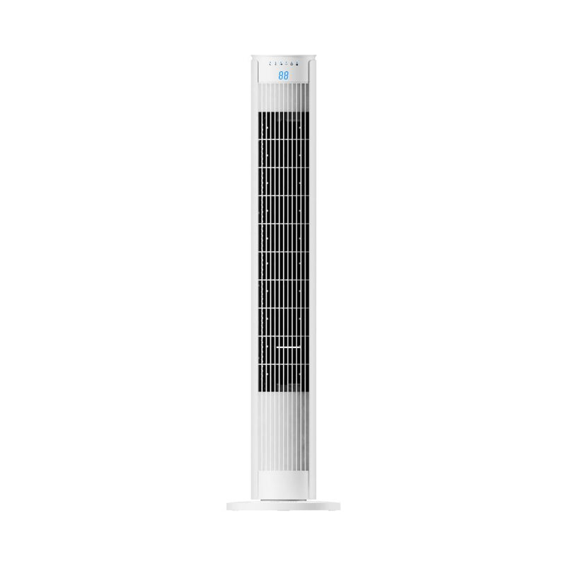 Devola Platinum 38 Inch Tower Fan with Remote, White & Silver - DVTF38PWH, Image  of 7