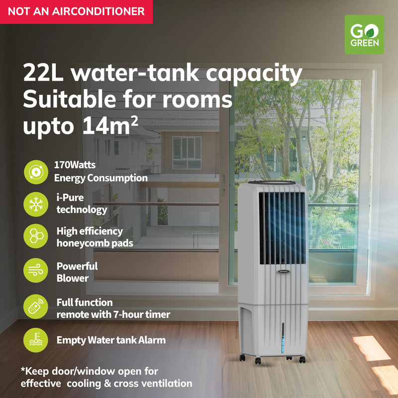 Symphony Diet 22i Evaporative Air Cooler - DiET22i, Image  of 8