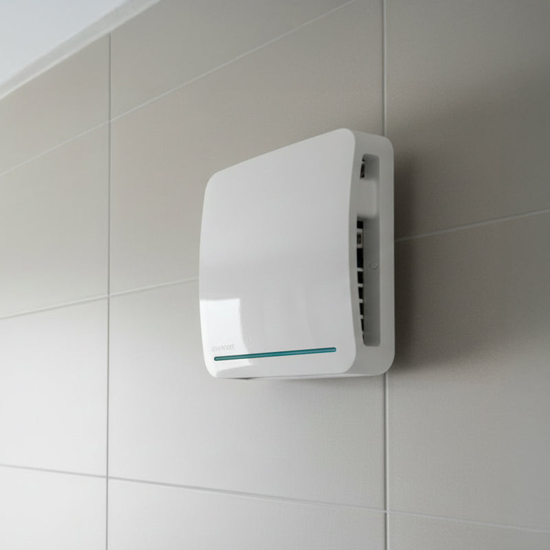 Envirovent ECO dMEV LC 100mm 4" Extractor Fan for Kitchen & Bathroom with Humidistat & Timer - ECO-DMEV-HT-LC, Image  of 2