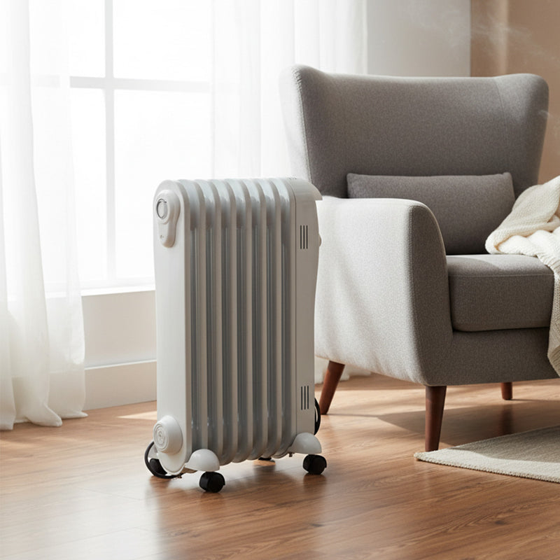 Premiair 1.5Kw 7 Fin Oil Filled Radiator - EH1842, Image  of 4