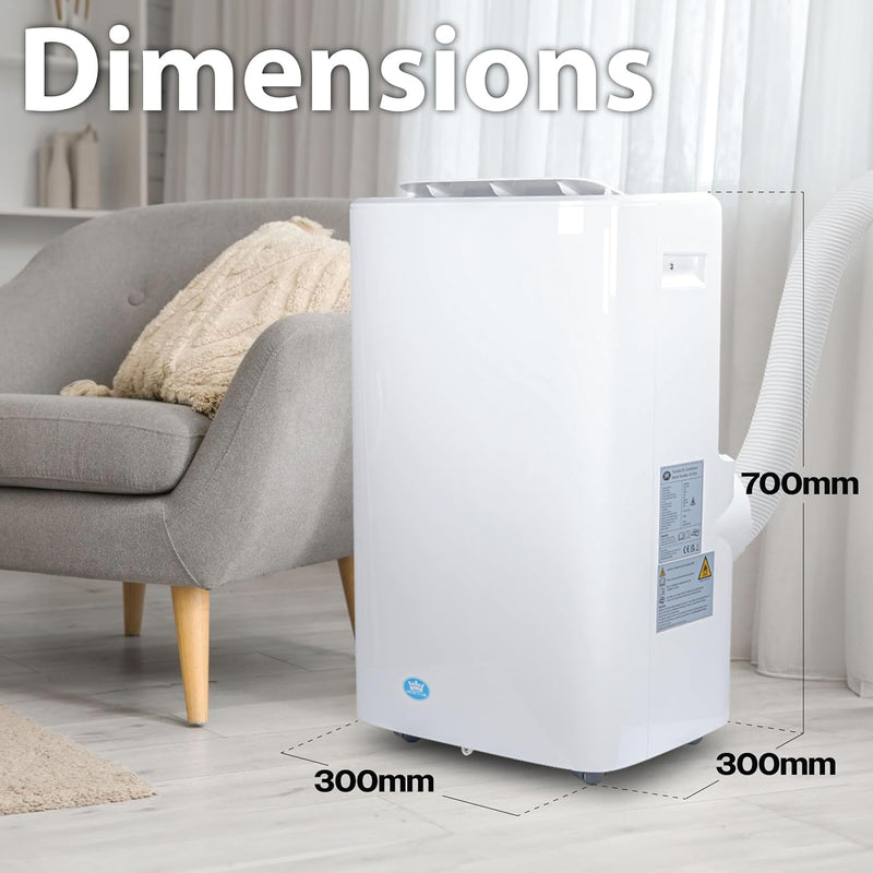 Premiair 14,000BTU Portable Air Conditioner with Remote Control, Window Kit and Dust Cover - EH1926, Image  of 9