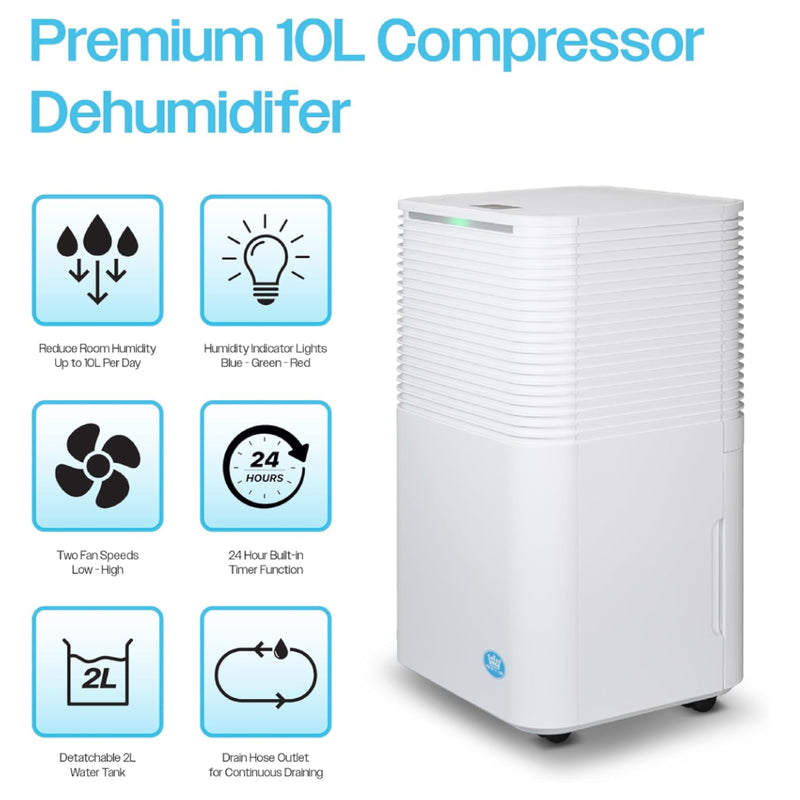 Premiair 10L-Day Compressor Dehumidifier - EH1930, Image  of 11