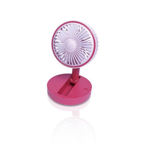 Prem-i-air Folding Desk Fan - Pink - EH1953P