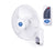 Prem-i-air 16" Wall Fan with Remote Control, 7.5-Hour Timer, 3 Speeds, Oscillation & Adjustable Head - EH5623