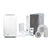 Prem-i-air 4-in-1, 14,000 Btu Portable Air Conditioner with Remote, WiFi & Dust Cover, White