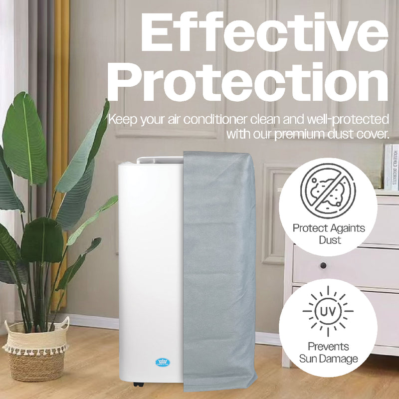 Prem-i-air 4-in-1, 14,000 Btu Portable Air Conditioner with Remote, WiFi & Dust Cover, White, Image  of 9