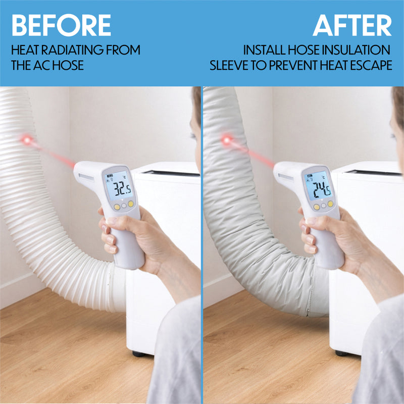 Prem-i-air 1.5m Insulated Exhaust Hose Sleeve - for Portable Air Conditioners - EH5940, Image  of 7