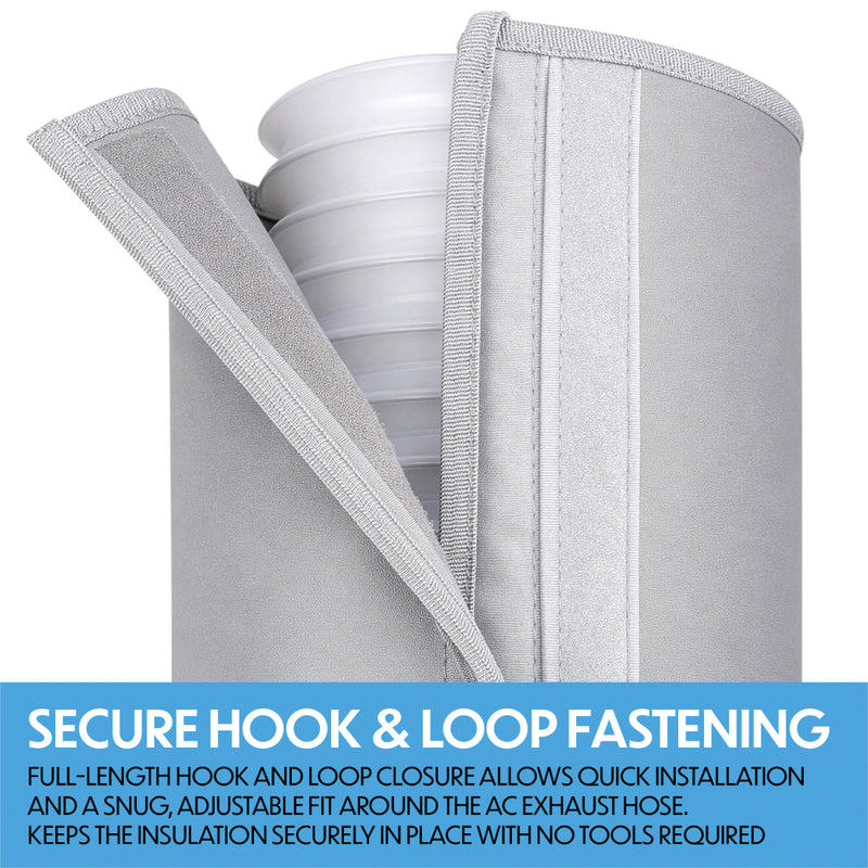 Prem-i-air 1.5m Insulated Exhaust Hose Sleeve - for Portable Air Conditioners - EH5940, Image  of 7