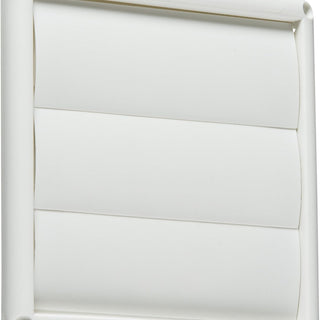 Knightsbridge 150mm Gravity Shutter - White - EX008W