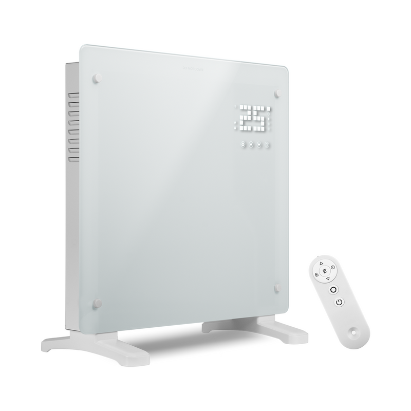 Devola 1000W Glass Panel Heater with Wifi app - White - DVPW1000WH, Image  of 11