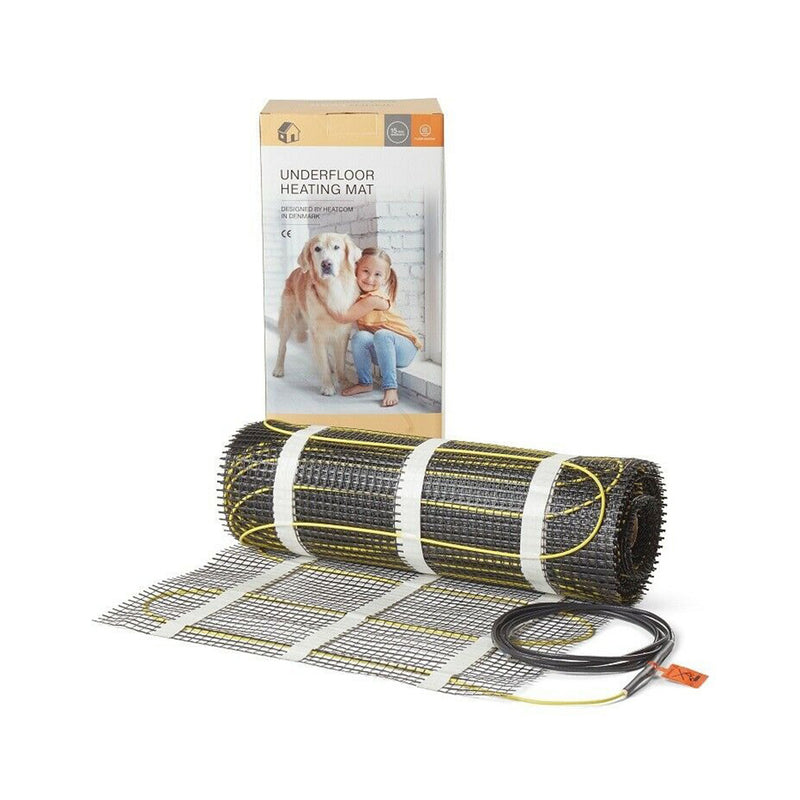 HeatMyHome 1280W, 16.0m Underfloor Heat Mat 8.0m - 160W/sqm - HMHMAT160W-8.0, Image  of 2