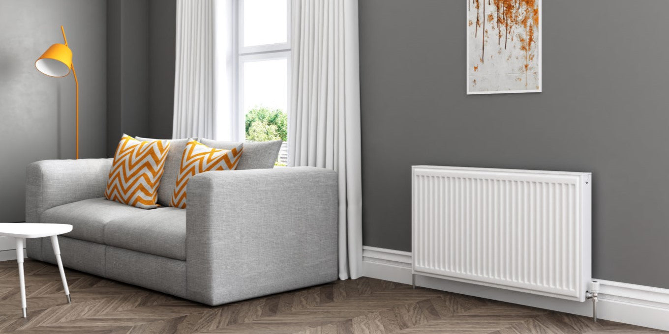 Image of a radiator in a living room