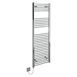 Kudox 600W Straight Electric Towel Rail 600x1800mm, Chrome - KTR600STR6X18C - 346224