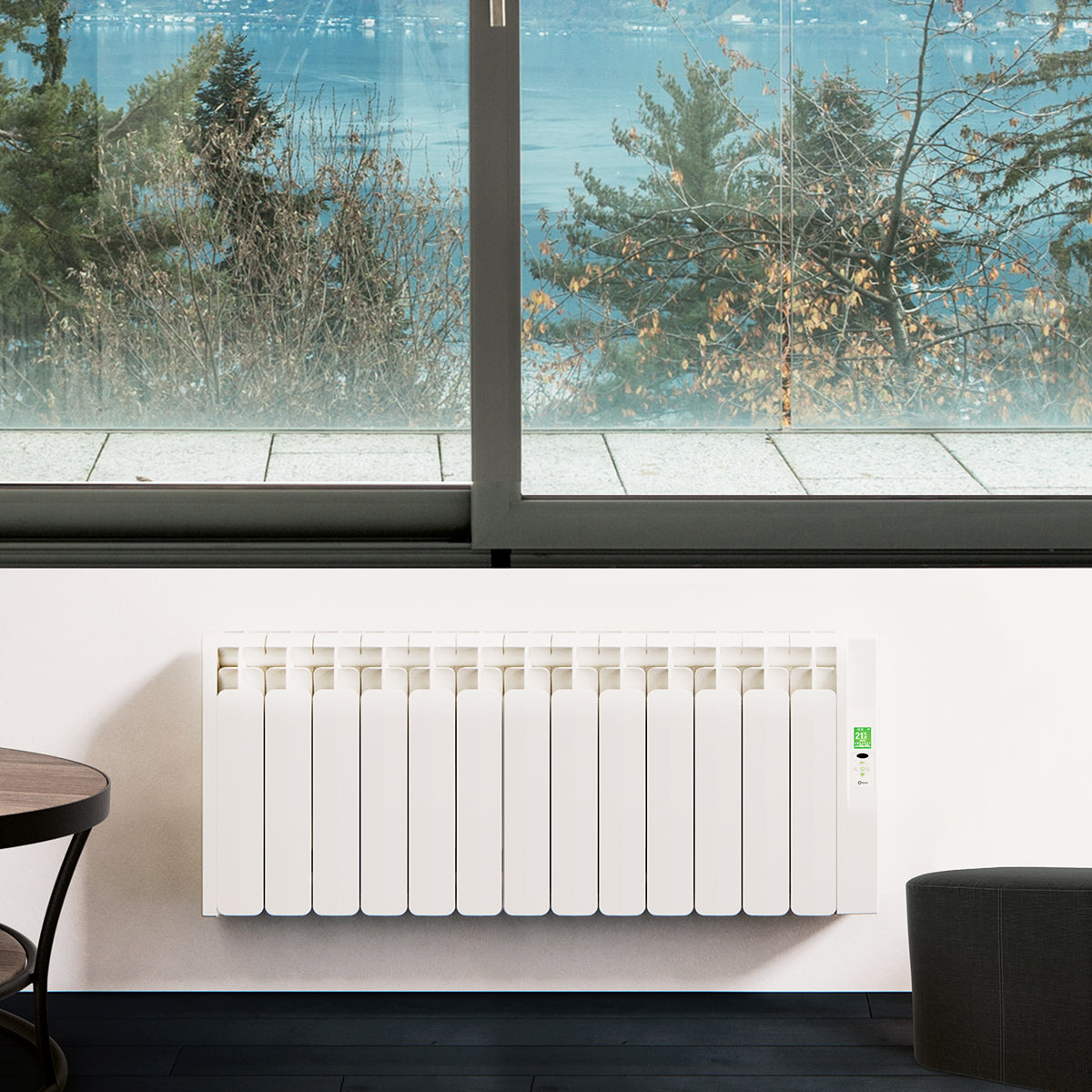 Rointe Radiator Controls Rointe Kyros KRI1500RADC3 1500W Electric Radiator 1330 15 Elements ...