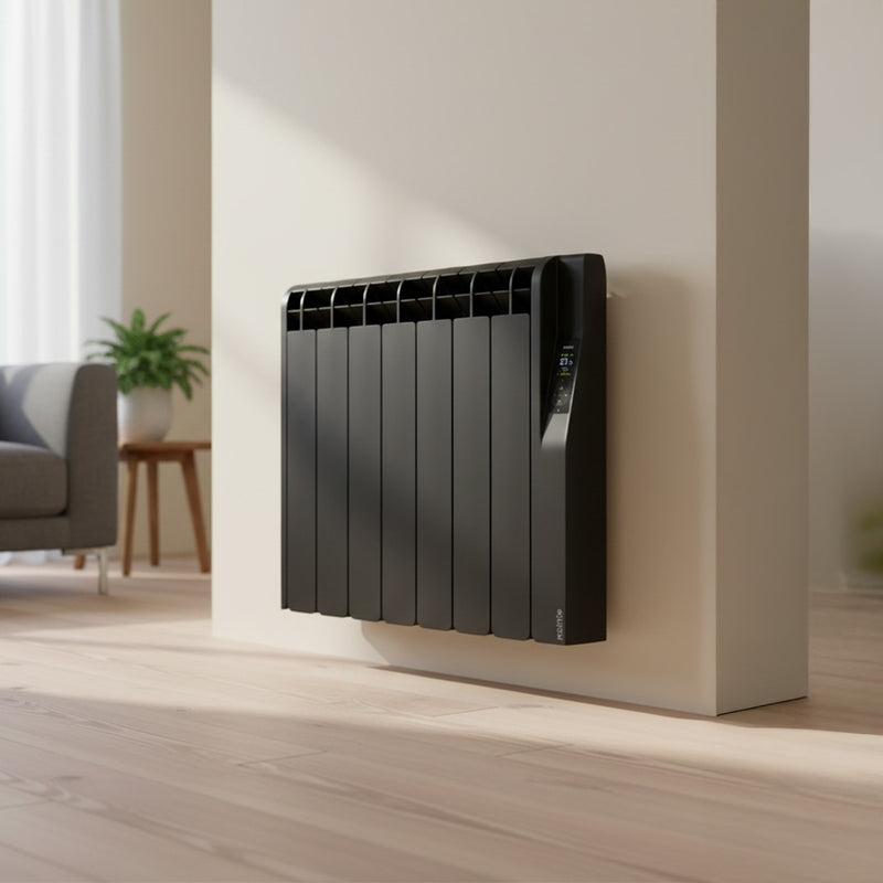 Rointe Kyros 1200W Inverter Smart Adaptive Low-consumption Radiator with Wi-fi & AI Black - KRIB1200RAD4, Image  of 5