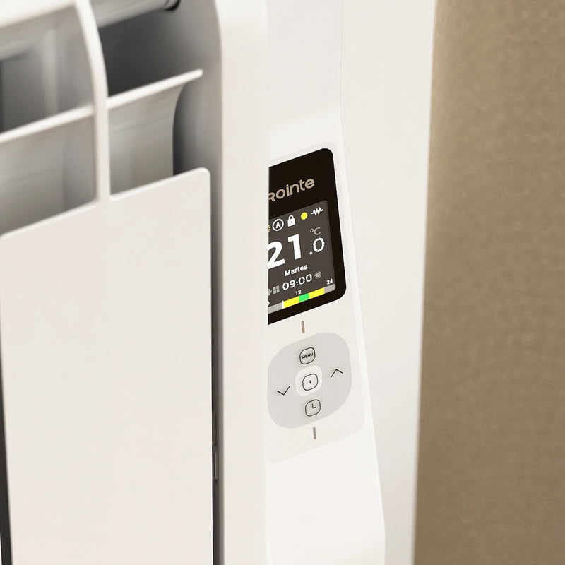 Rointe Kyros 1200W Inverter Smart Adaptive Low-consumption Radiator with Wi-fi & AI White - KRIW1200RAD4, Image  of 5