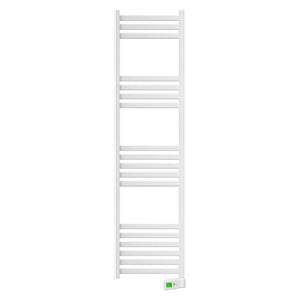Rointe Kyros 1000W Electric Towel Rail 1900mm with Digital Control - White - KTI100SEB3