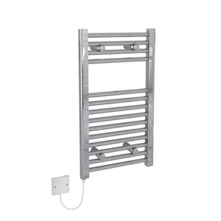 Kudox 400W Straight Electric Towel Rail 500x1500mm, Chrome - KTR400STR5X15C - 346163