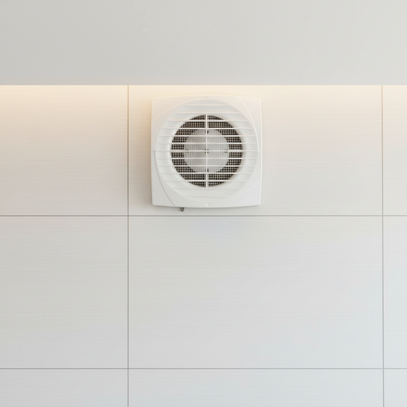 Blauberg Line 100mm (4") Slimline Bathroom & Kitchen Extractor Fan - LINE-E-100, Image  of 4