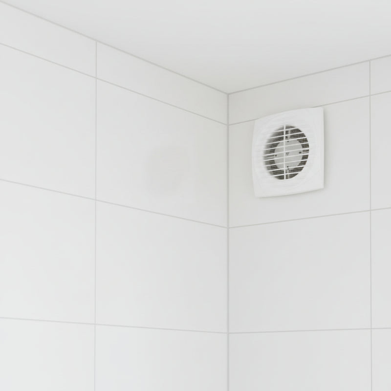 Blauberg Line 150mm (6") Slimline Bathroom & Kitchen Extractor Fan with Humidity Sensor - LINE-E-150-H, Image  of 3